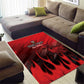 Personalised Mauritius Football Area Rug Go Les Dodos Go