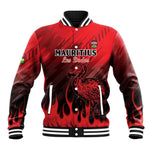 Personalised Mauritius Football Baseball Jacket Go Les Dodos Go