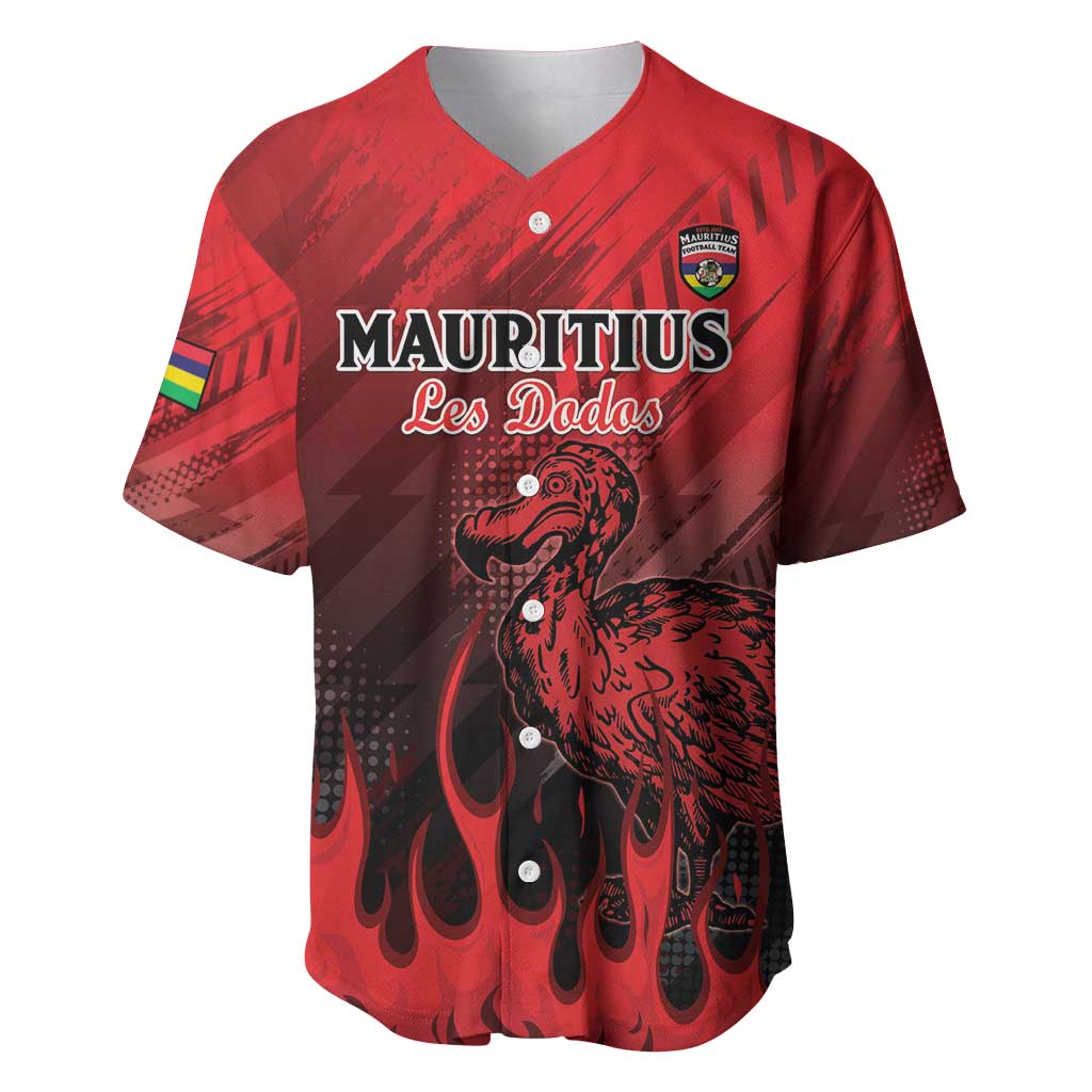 Personalised Mauritius Football Baseball Jersey Go Les Dodos Go