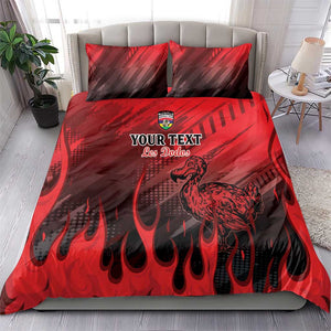 Personalised Mauritius Football Bedding Set Go Les Dodos Go