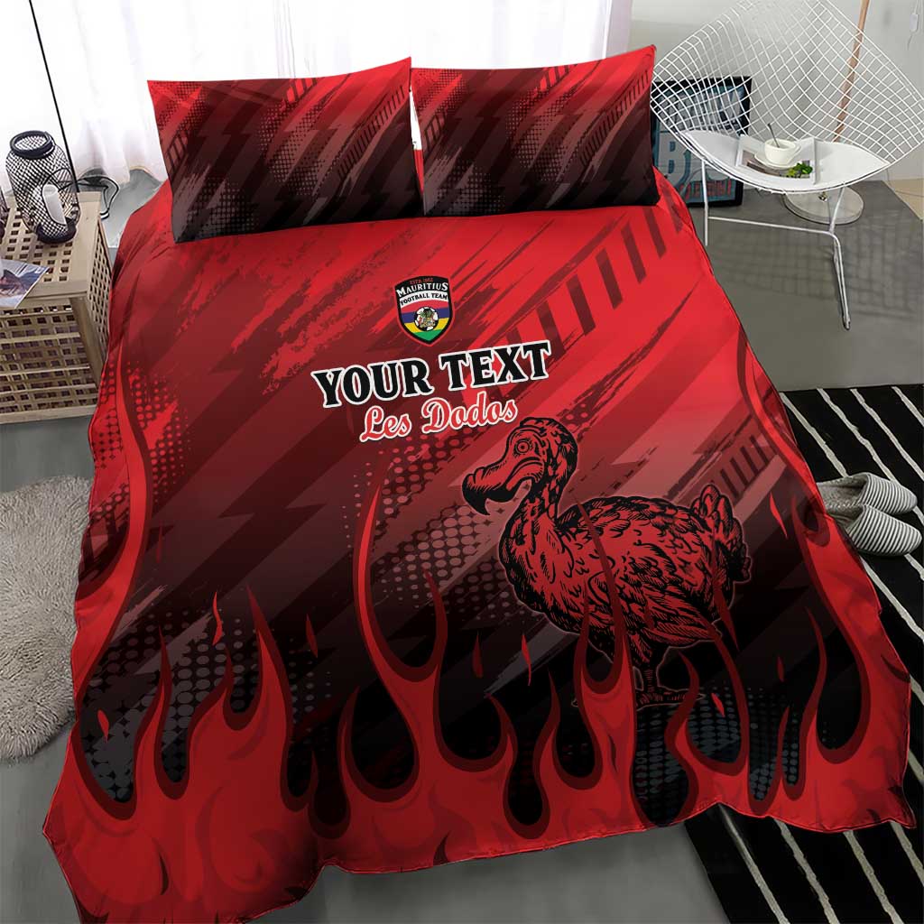 Personalised Mauritius Football Bedding Set Go Les Dodos Go