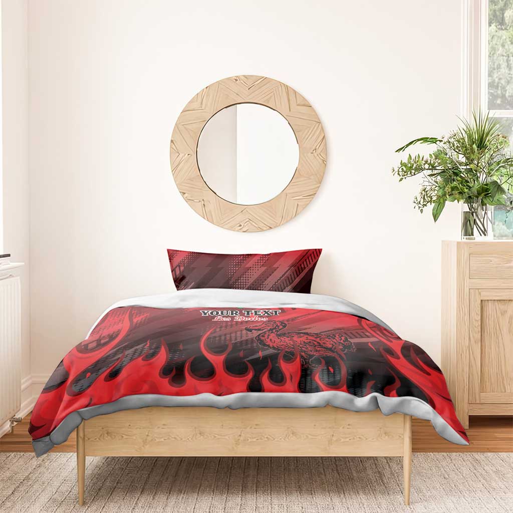 Personalised Mauritius Football Bedding Set Go Les Dodos Go