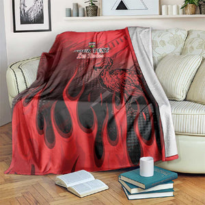 Personalised Mauritius Football Blanket Go Les Dodos Go