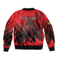 Personalised Mauritius Football Bomber Jacket Go Les Dodos Go