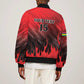 Personalised Mauritius Football Bomber Jacket Go Les Dodos Go