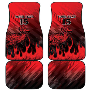 Personalised Mauritius Football Car Mats Go Les Dodos Go