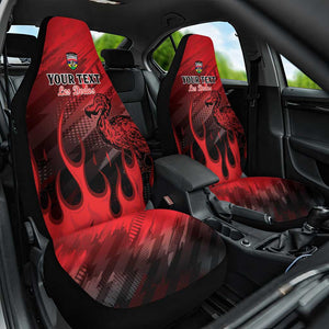 Personalised Mauritius Football Car Seat Cover Go Les Dodos Go