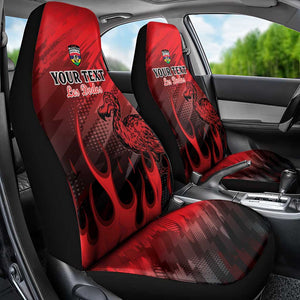 Personalised Mauritius Football Car Seat Cover Go Les Dodos Go