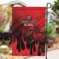 Personalised Mauritius Football Garden Flag Go Les Dodos Go