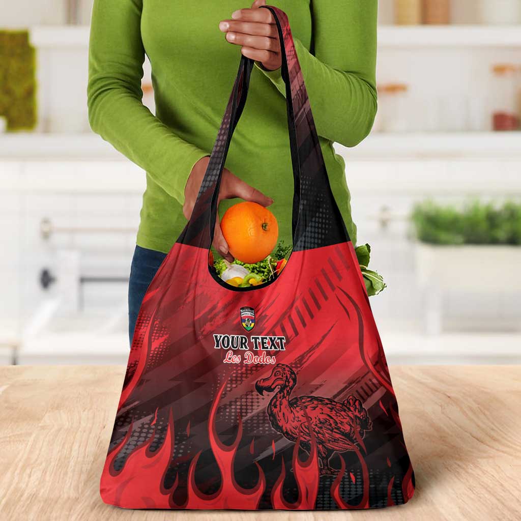 Personalised Mauritius Football Grocery Bag Go Les Dodos Go