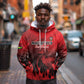 Personalised Mauritius Football Hoodie Go Les Dodos Go