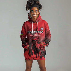 Personalised Mauritius Football Hoodie Dress Go Les Dodos Go