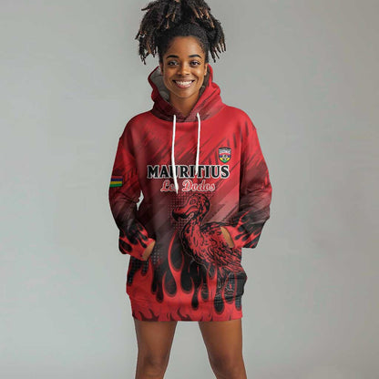 Personalised Mauritius Football Hoodie Dress Go Les Dodos Go