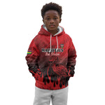 Personalised Mauritius Football Kid Hoodie Go Les Dodos Go