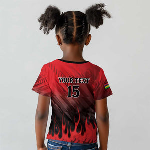 Personalised Mauritius Football Kid T shirt Go Les Dodos Go