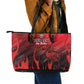 Personalised Mauritius Football Leather Tote Bag Go Les Dodos Go