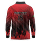 Personalised Mauritius Football Long Sleeve Polo Shirt Go Les Dodos Go