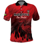 Personalised Mauritius Football Polo Shirt Go Les Dodos Go