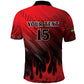 Personalised Mauritius Football Polo Shirt Go Les Dodos Go