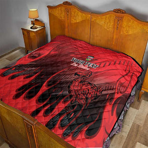 Personalised Mauritius Football Quilt Go Les Dodos Go