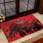 Personalised Mauritius Football Rubber Doormat Go Les Dodos Go