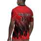 Personalised Mauritius Football Rugby Jersey Go Les Dodos Go