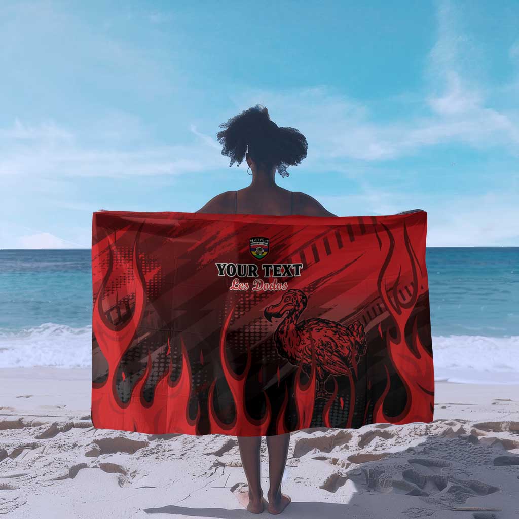 Personalised Mauritius Football Sarong Go Les Dodos Go