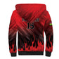 Personalised Mauritius Football Sherpa Hoodie Go Les Dodos Go