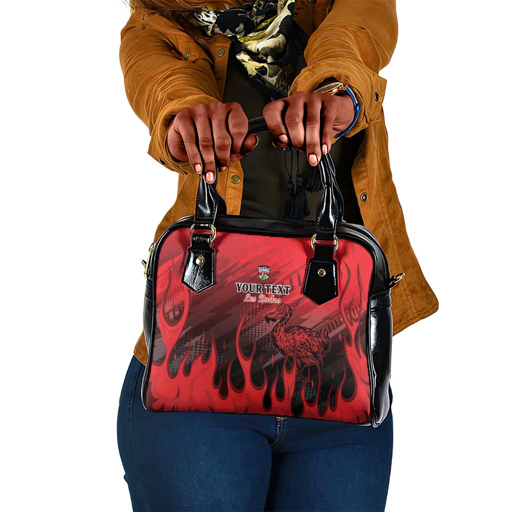 Personalised Mauritius Football Shoulder Handbag Go Les Dodos Go