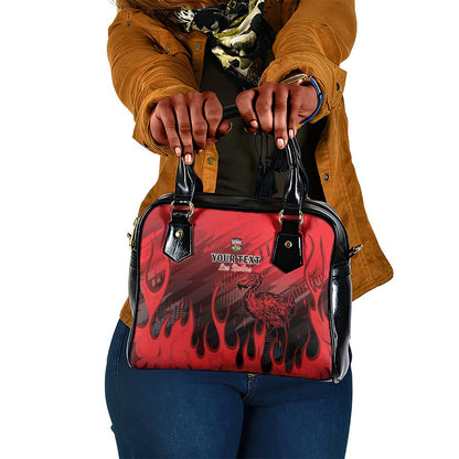 Personalised Mauritius Football Shoulder Handbag Go Les Dodos Go