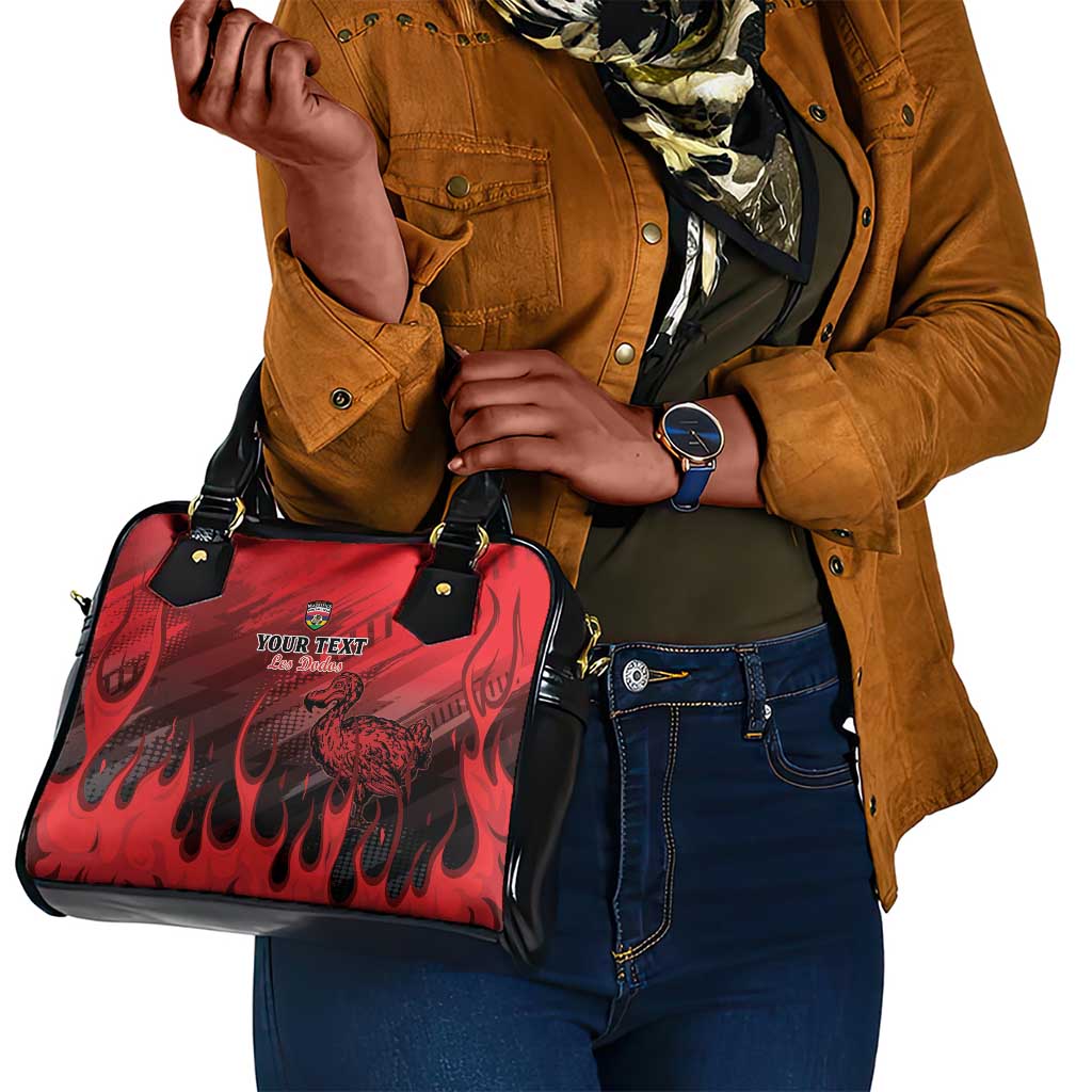 Personalised Mauritius Football Shoulder Handbag Go Les Dodos Go