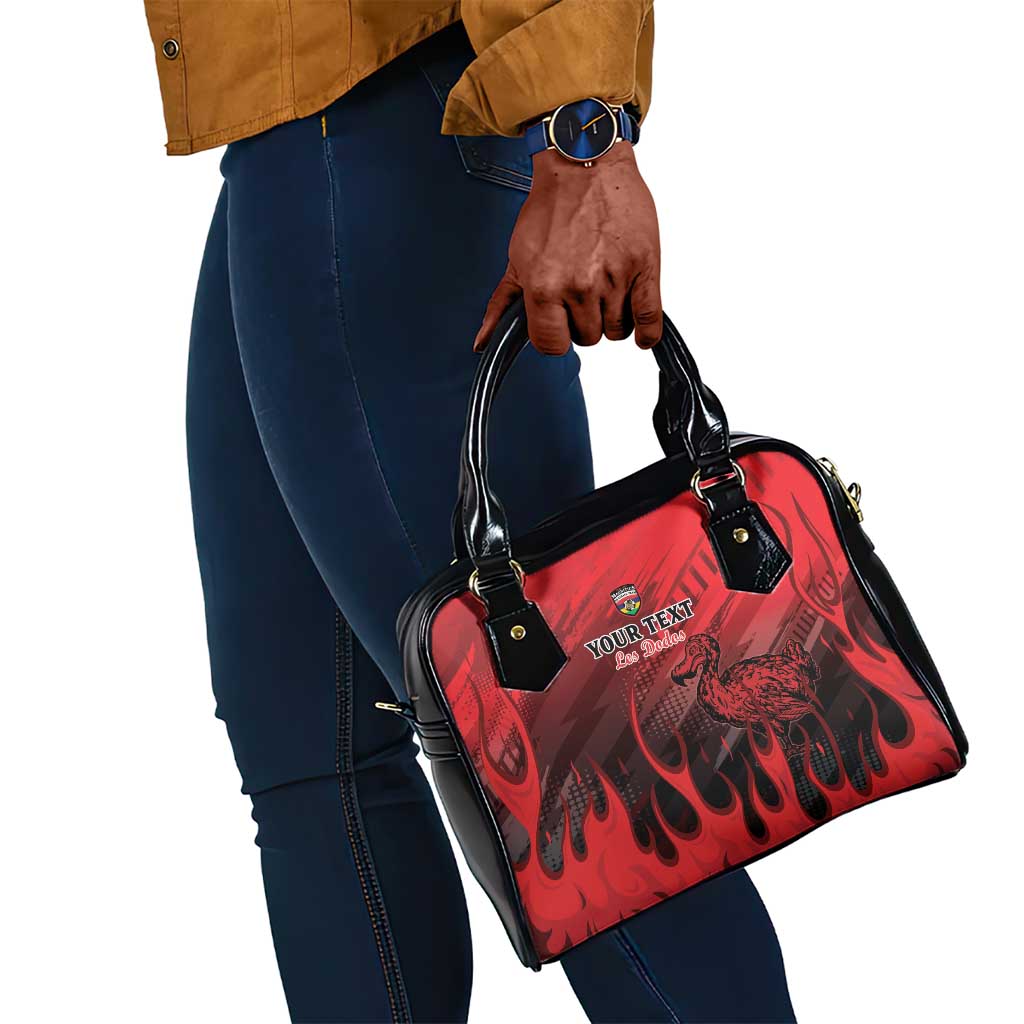 Personalised Mauritius Football Shoulder Handbag Go Les Dodos Go