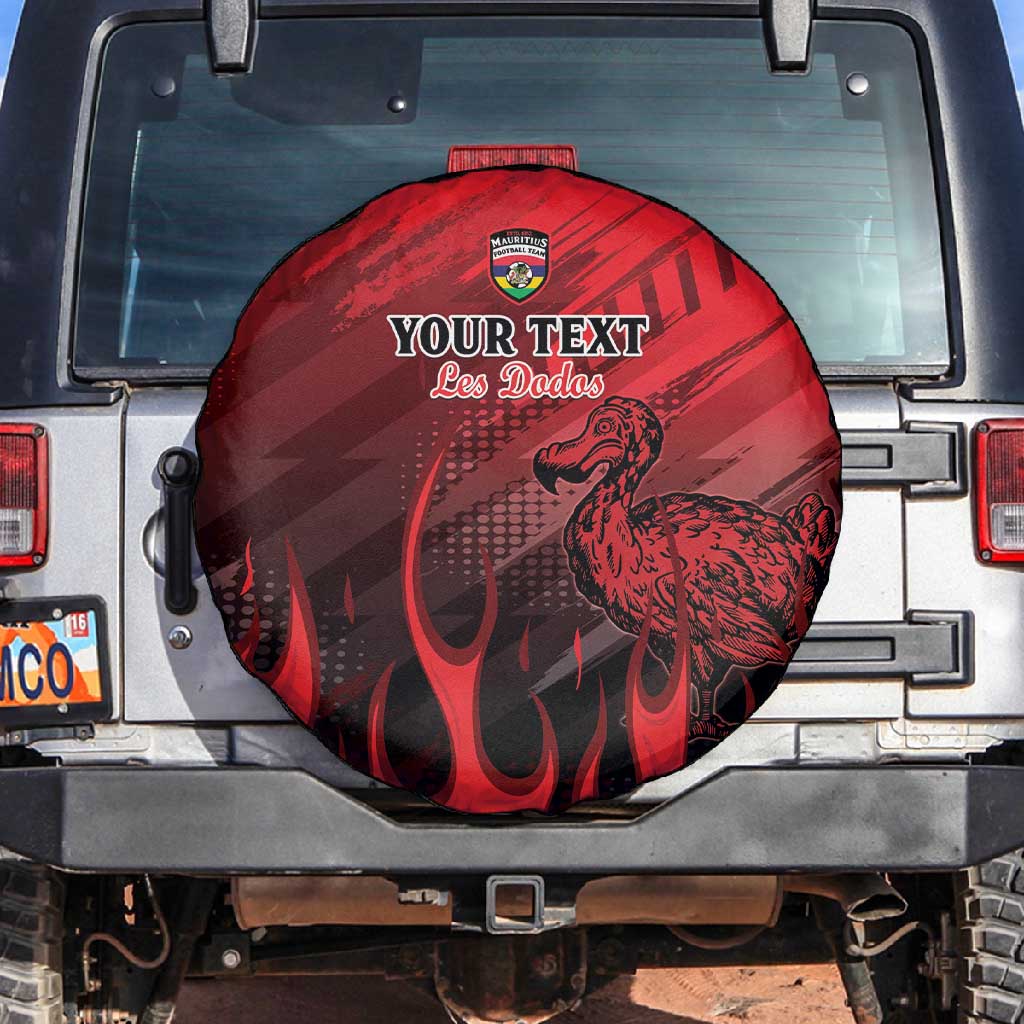 Personalised Mauritius Football Spare Tire Cover Go Les Dodos Go