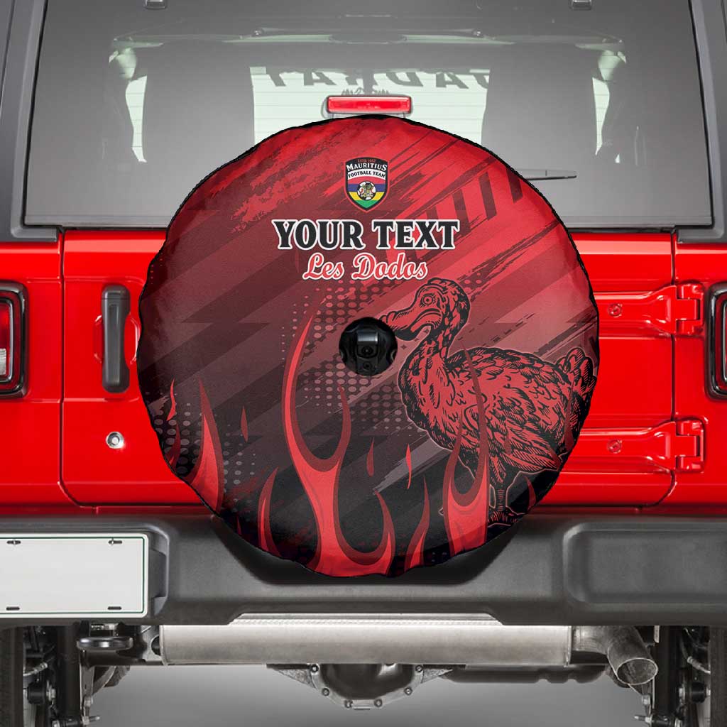Personalised Mauritius Football Spare Tire Cover Go Les Dodos Go
