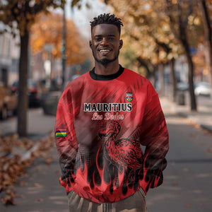 Personalised Mauritius Football Sweatshirt Go Les Dodos Go