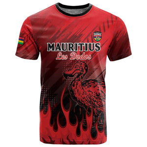 Personalised Mauritius Football T shirt Go Les Dodos Go