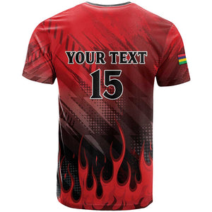 Personalised Mauritius Football T shirt Go Les Dodos Go