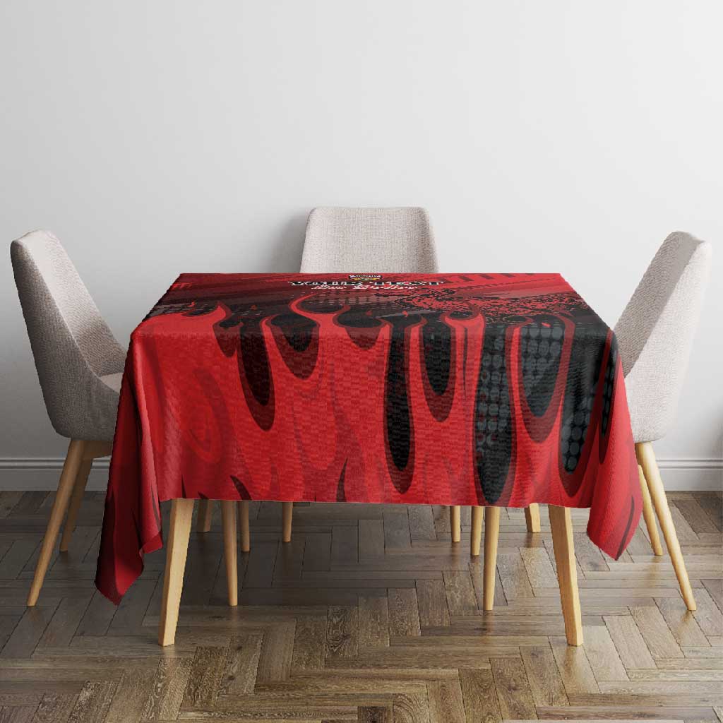 Personalised Mauritius Football Tablecloth Go Les Dodos Go