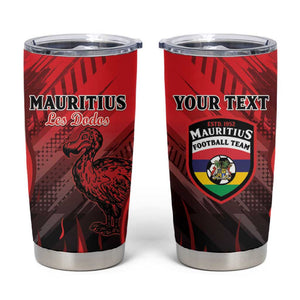 Personalised Mauritius Football Tumbler Cup Go Les Dodos Go
