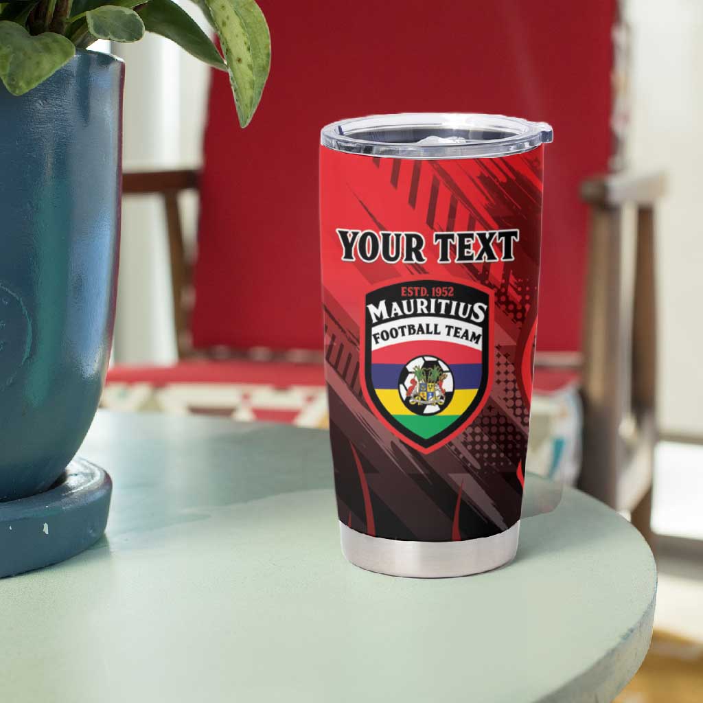 Personalised Mauritius Football Tumbler Cup Go Les Dodos Go