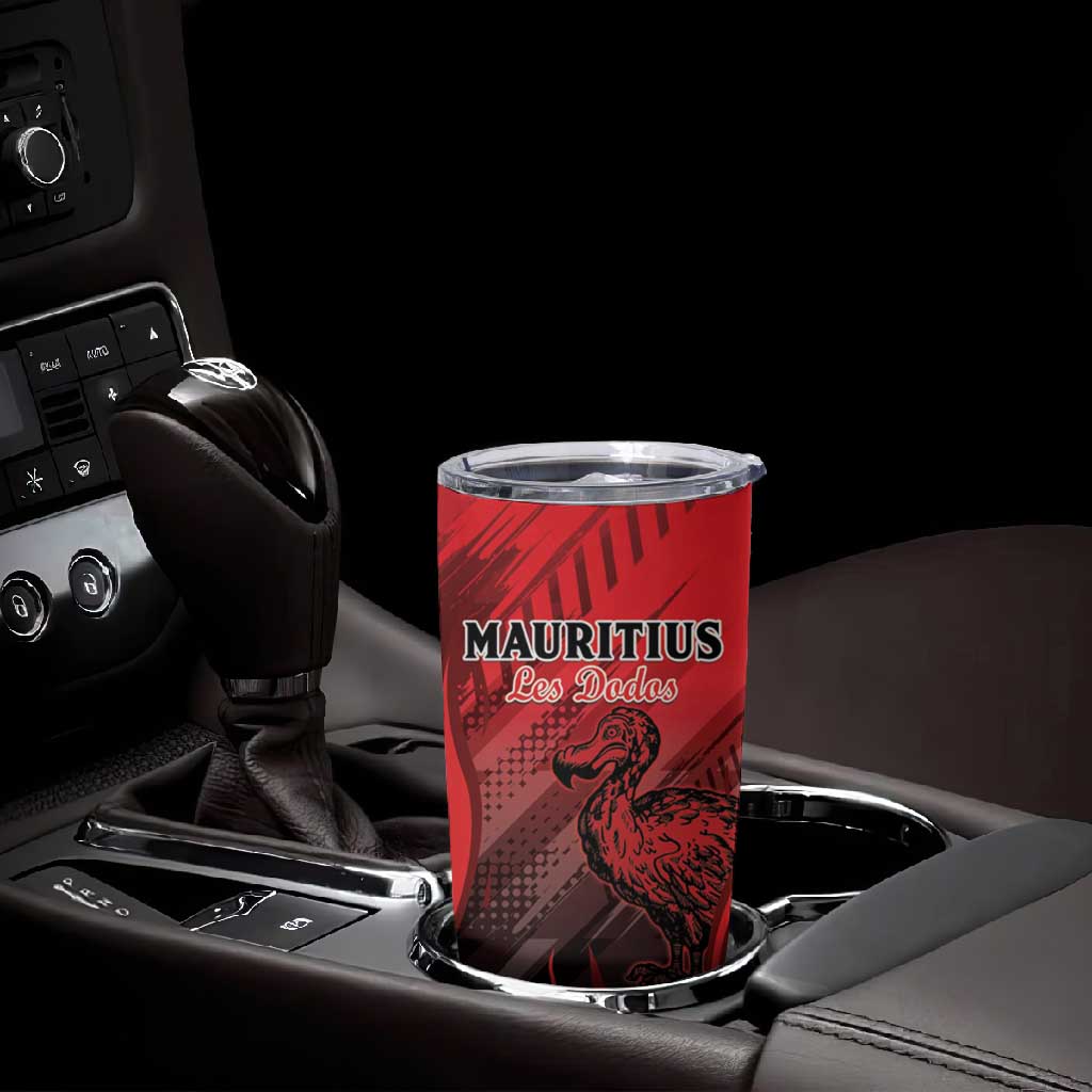 Personalised Mauritius Football Tumbler Cup Go Les Dodos Go