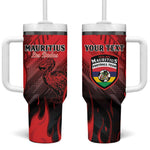 Personalised Mauritius Football Tumbler With Handle Go Les Dodos Go