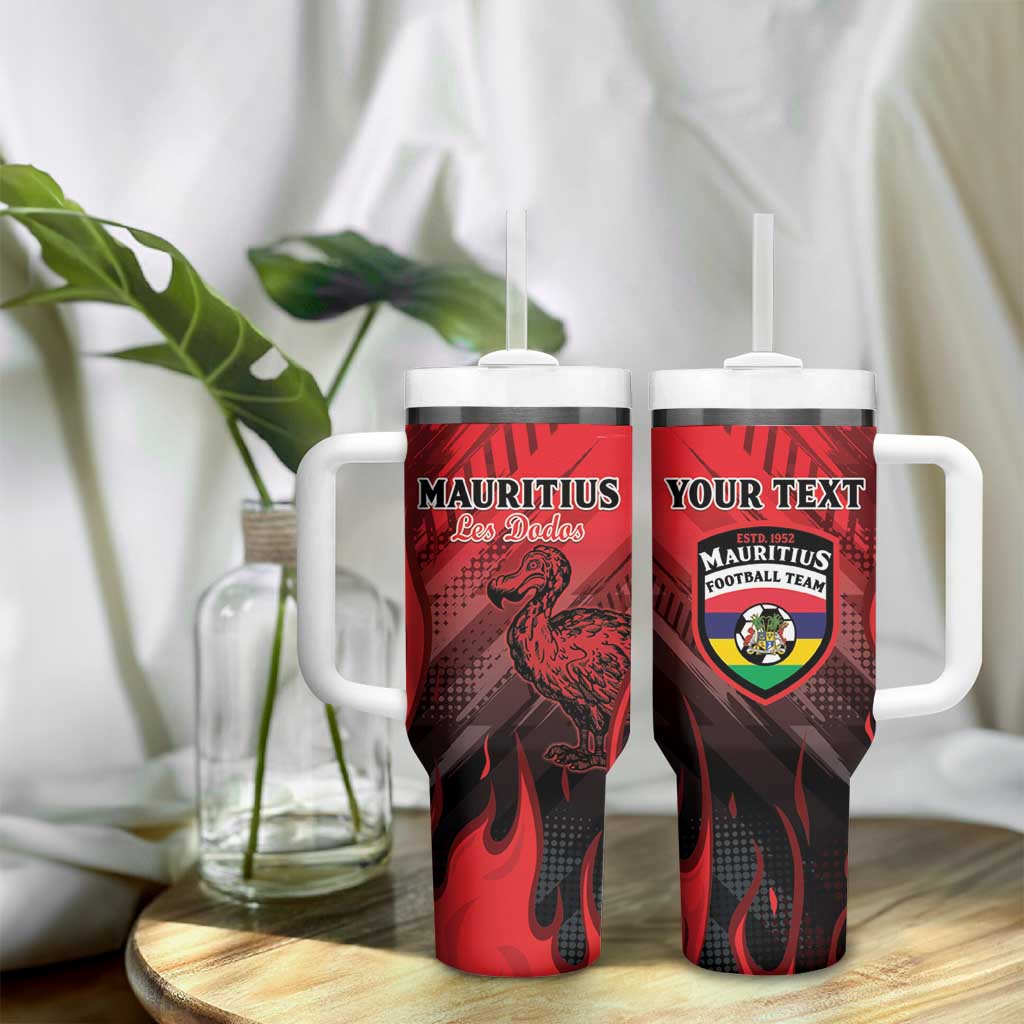 Personalised Mauritius Football Tumbler With Handle Go Les Dodos Go