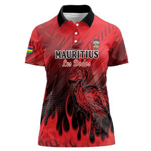 Personalised Mauritius Football Women Polo Shirt Go Les Dodos Go