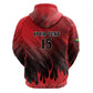 Personalised Mauritius Football Zip Hoodie Go Les Dodos Go