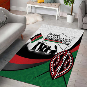 Kenya Area Rug Madaraka Day - Maasai Shield