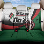 Kenya Back Car Seat Cover Madaraka Day - Maasai Shield
