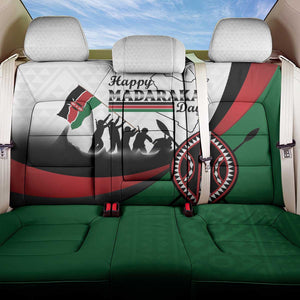 Kenya Back Car Seat Cover Madaraka Day - Maasai Shield
