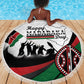 Kenya Beach Blanket Madaraka Day - Maasai Shield