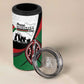 Personalised Kenya 4 in 1 Can Cooler Tumbler Madaraka Day - Maasai Shield